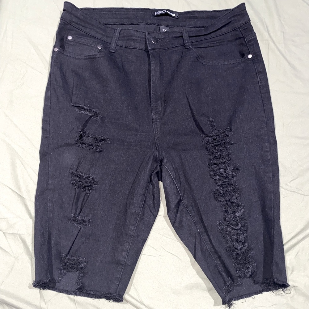 Playing It Cool Denim Bermudas